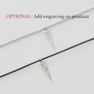 Confirmation Gift for Boys or Men - Personalized Custom Engraved Necklace with Sentimental Message bild 10