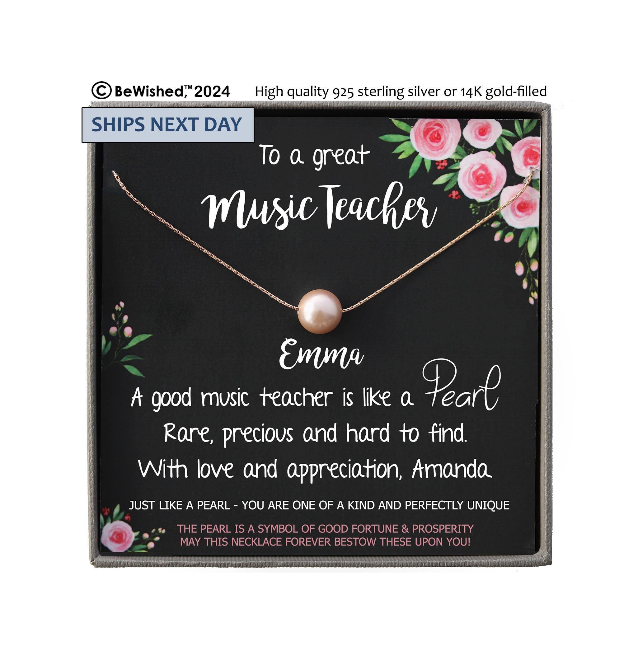 Singing Lessons Gift Music Teacher Gift Band Teacher Thank You Gift, Orchestra Teacher Gift ...