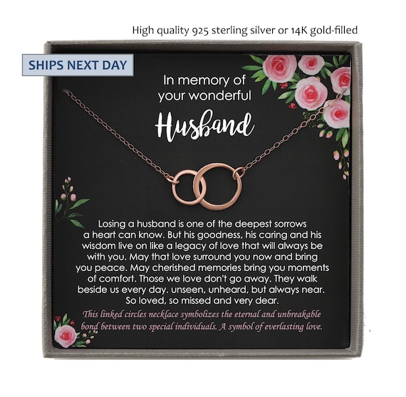 memorial gifts for loss of husband