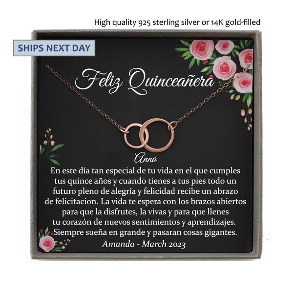 Quinceañera Necklace Etsy