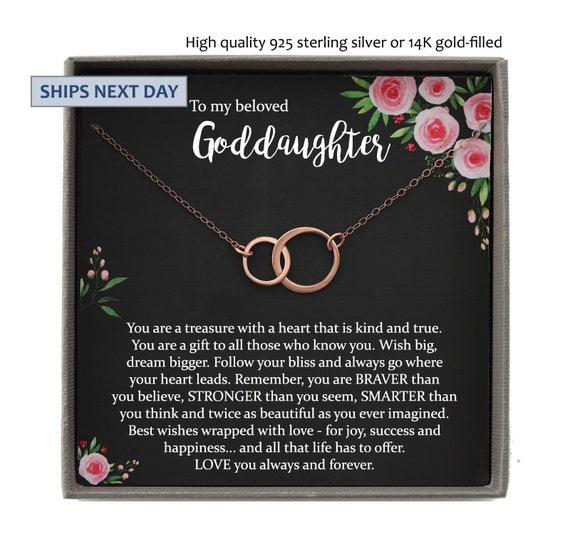 confirmation present for goddaughter