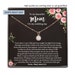 Mother of the Bride Gift from Daughter Mother of the Bride Necklace from Bride Eternity Necklace Mom of Bride Gift To Mom from Bride