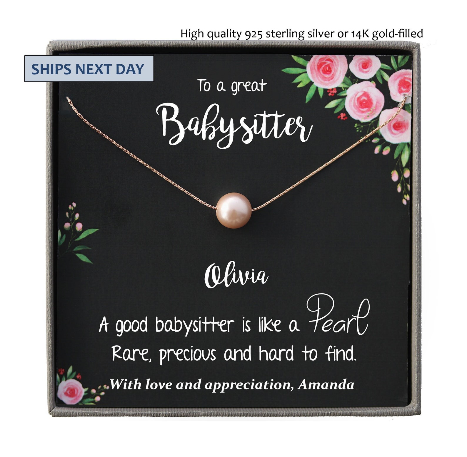 Christmas Gift For Babysitter 