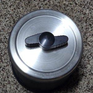 Professional Rock Tumbling Replacement Barrel, Large Winged Knob