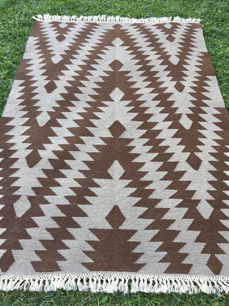 Navajo Hand Woven Yei Rug Navajo Kilim Rug Vintage Navajo Etsy