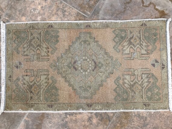Floor Mat Door Mat Rugs Vintage Muted Colored Mat Rug Bath Etsy