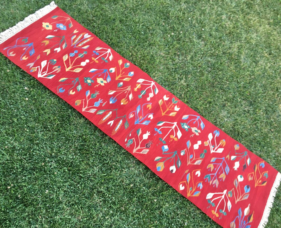 Oriantal Rug Runner, Turkish Rug Runner, Vintage Runner Rug, Hallway