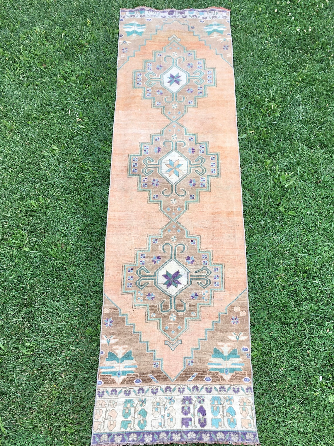 Country Farmhouse Runner Rug Vintage Runners Decorative Rug Etsy