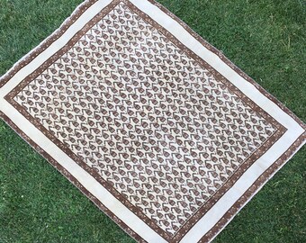 4’7”x6’2” ft, Hand Knotted Turkish Rug, Vintage Rug, Oriental Brown Rug, Oushak Rug, Distressed Natural Rug, Antique Tribal Rug, Carpets
