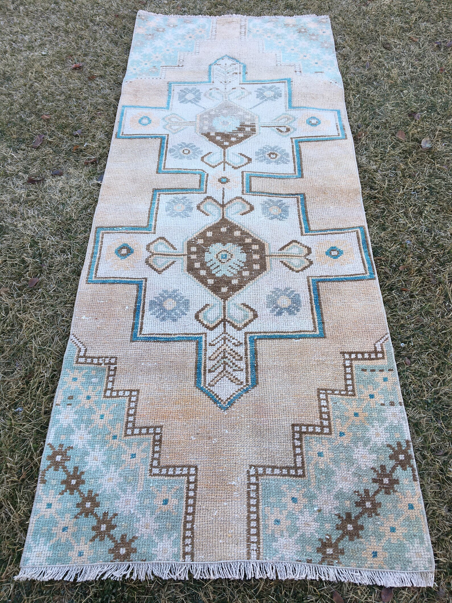 Handmade Small Runner Boho Antique Rug Runner Boho Rug Etsy