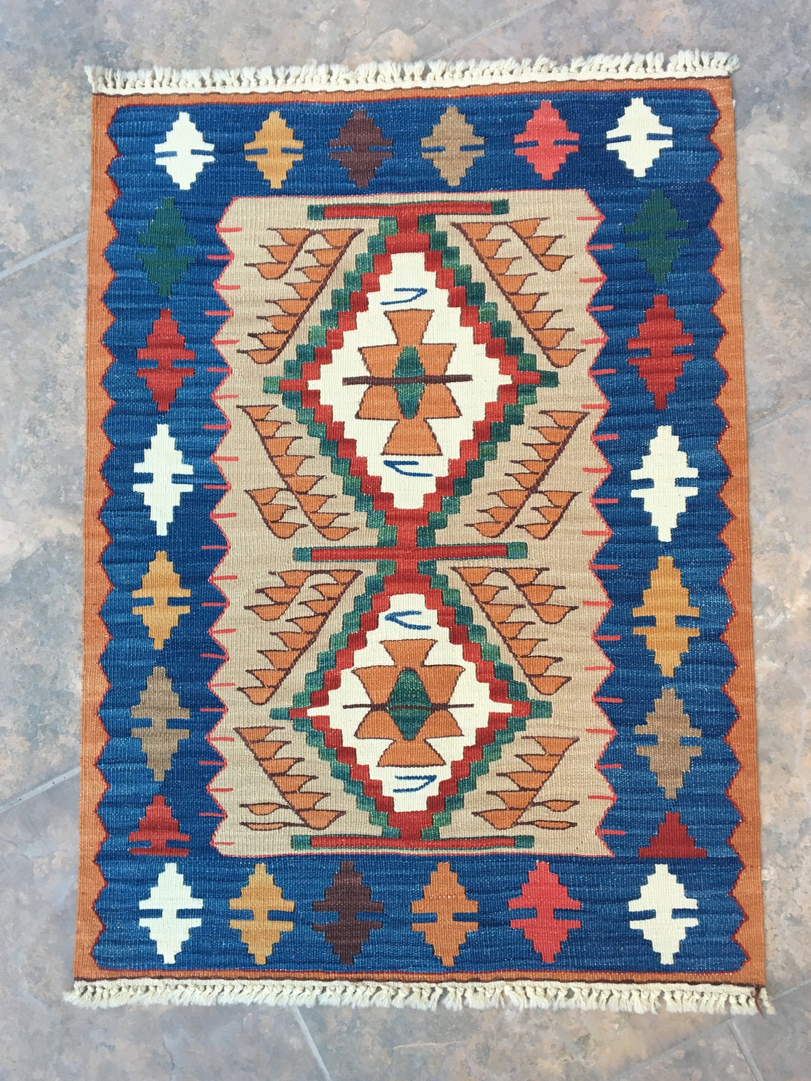Decorative Kilim Wall Hanging Rugs Turkish Area Rug Home Etsy