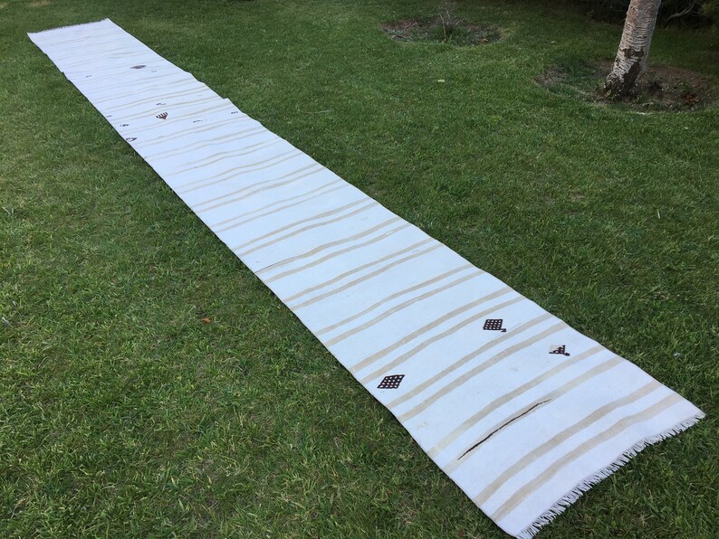 246x1946 Feet Long Striped Vintage Rug Runner 20 Feet Etsy