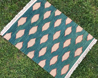 Mat Rug, Antique Turkish Rug, Decorative Kilim, Oushak, Kilim Rugs, Door Mat, Boho Kilim Rug, Art Rug, Home Decor Kilim, 1’7” x 2’2 ft