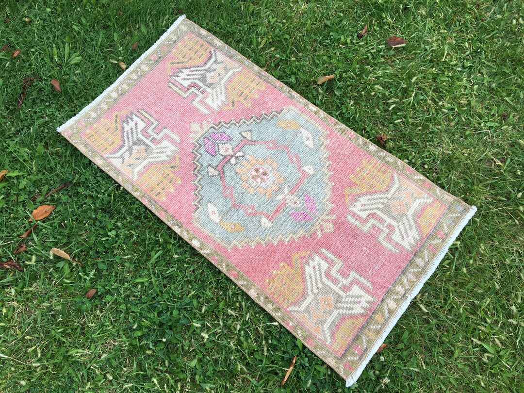 Mat Or A Rug Small Area Vintage Rug, Floor Mat, Rug Mat, Rugs and Mats, Housewarming ...