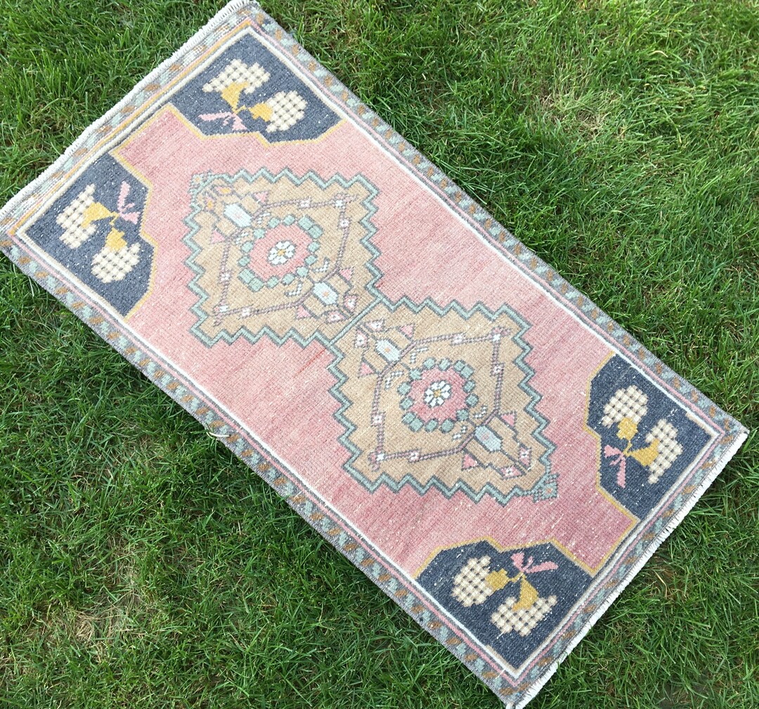 Mat Rugs Door Mats Rugs Faded Mudet Oushak Rugs Etsy