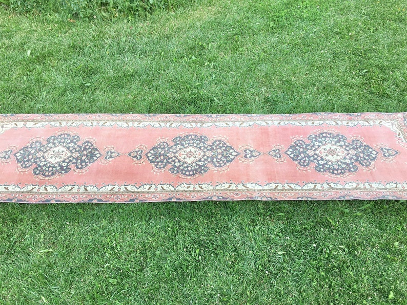 Kitchen Runner Rug Vintage Turkish Rug Runner Distressed Etsy