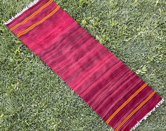 Kilimowy dywanik, Oushak Runner, Dywan, Dywan, Turecki dywanik, Dywan Vintage Runner, Orientalny Kilim Runner, Dywan Runner, 2’2x6’7 ft