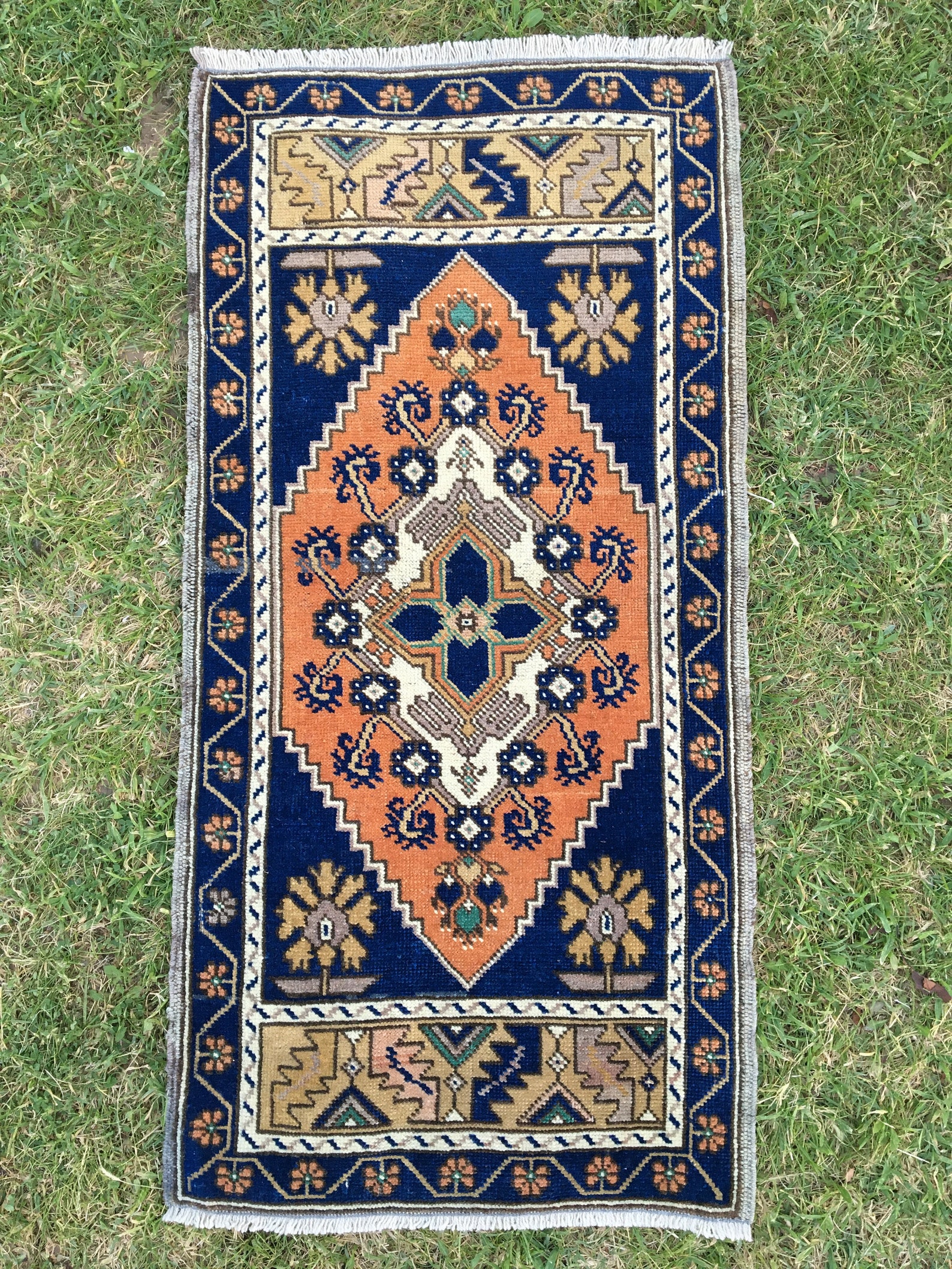 Outdoor Rug Vintage Area Rug Door Mat Rug Hallway Rug Etsy