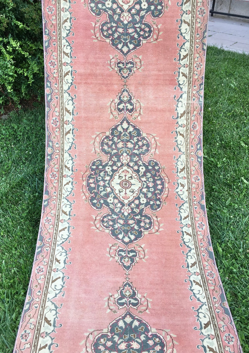 Kitchen Runner Rug Vintage Turkish Rug Runner Distressed Etsy