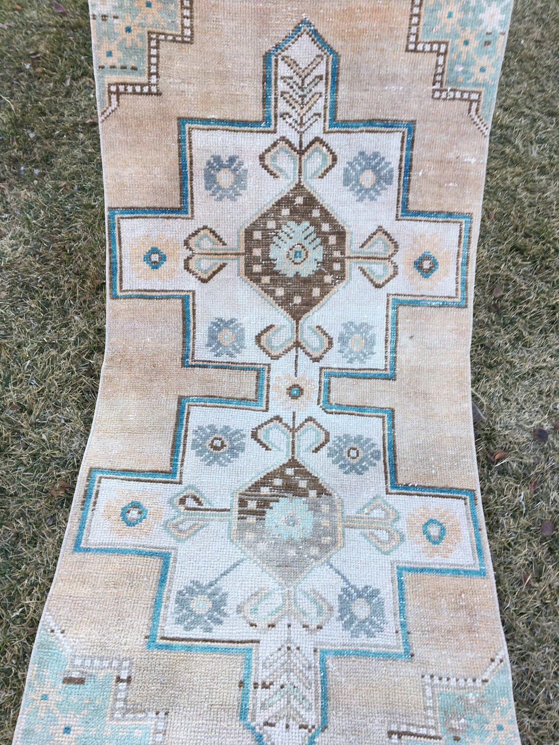Handmade Small Runner Boho Antique Rug Runner Boho Rug Etsy
