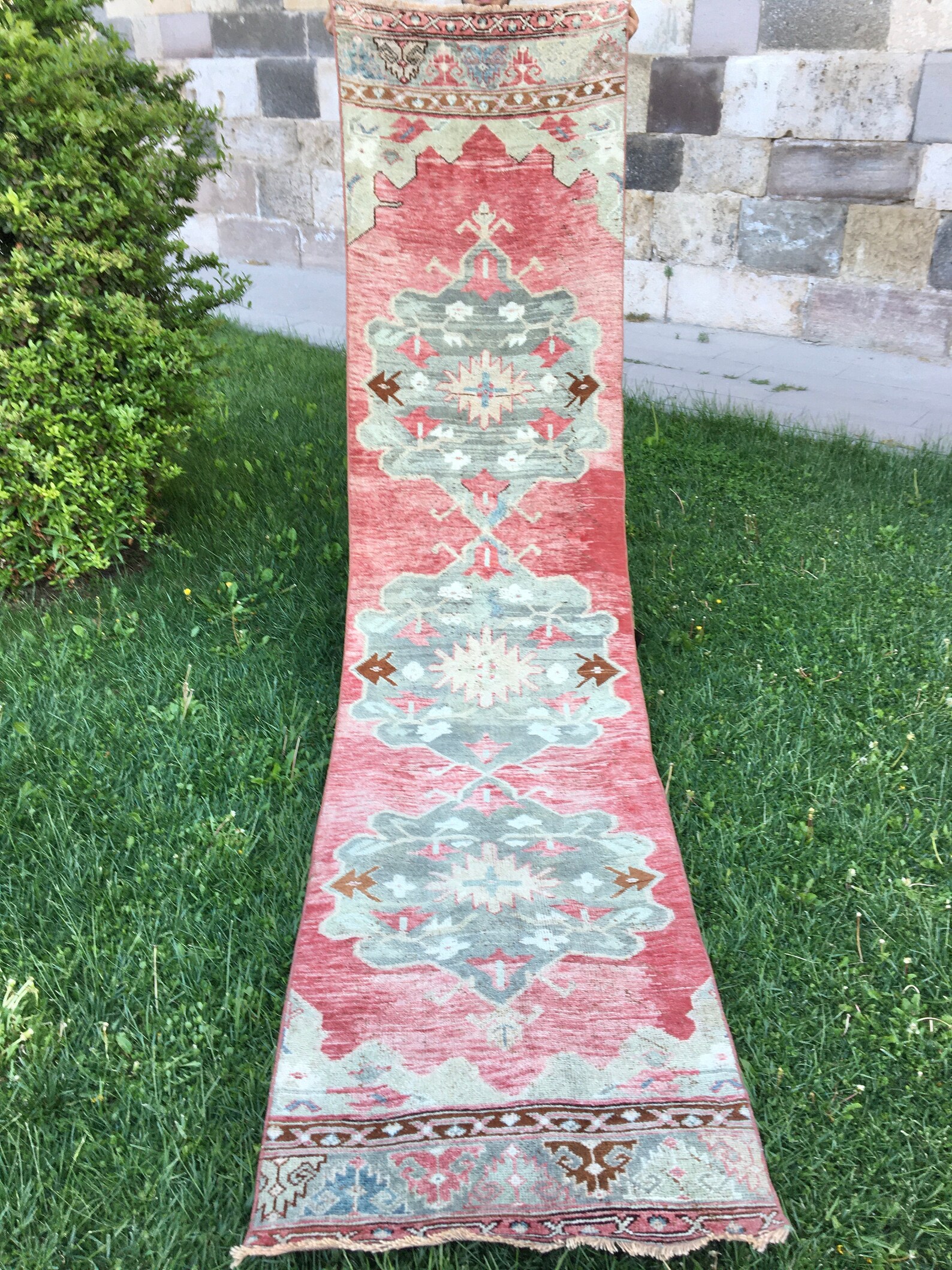 Runner Rug Vintage Rug Runner Antique Caucasian Rug Runner Etsy