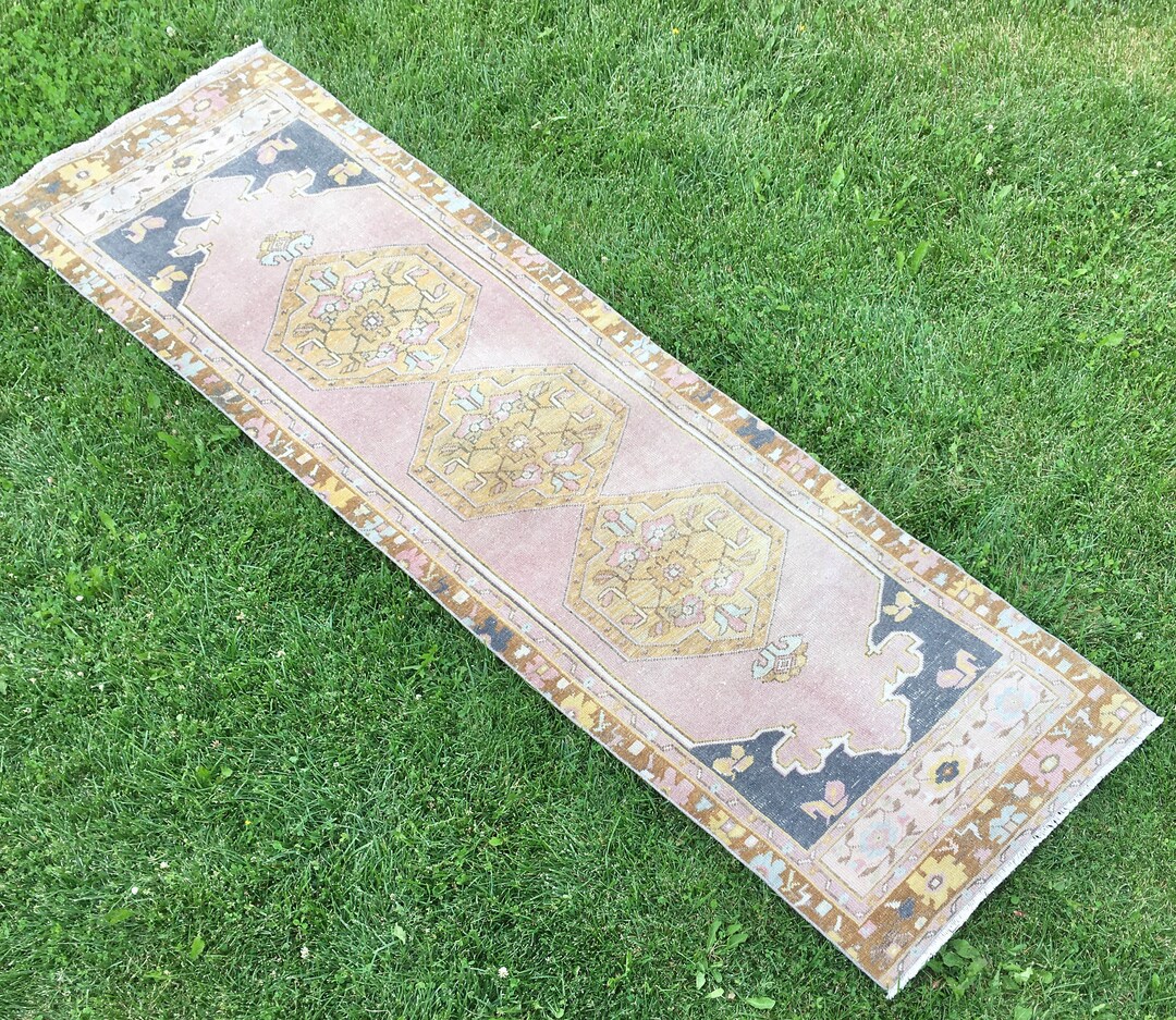 Läuferteppich Vintage Style – Waschbar, Rutschfest, Für Flur, Küche & Wohnzimmer