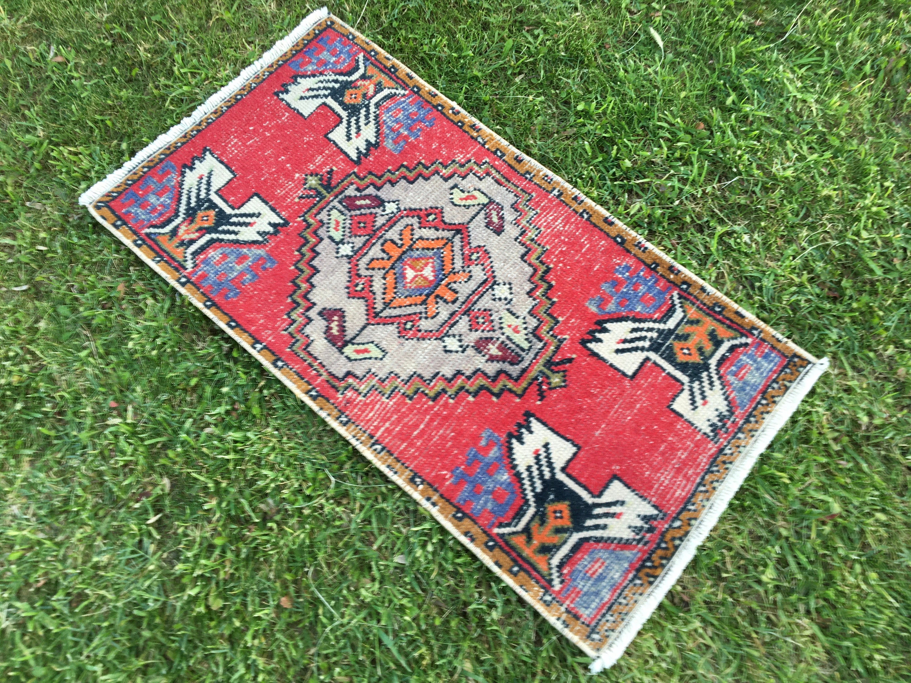 157x308 ft Distressed Rug Door MatOushak Rug Vintage Etsy