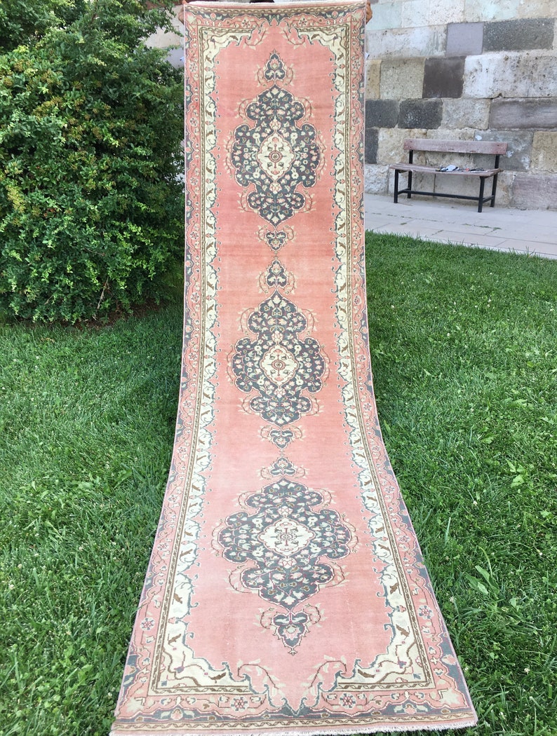 Kitchen Runner Rug Vintage Turkish Rug Runner Distressed Etsy