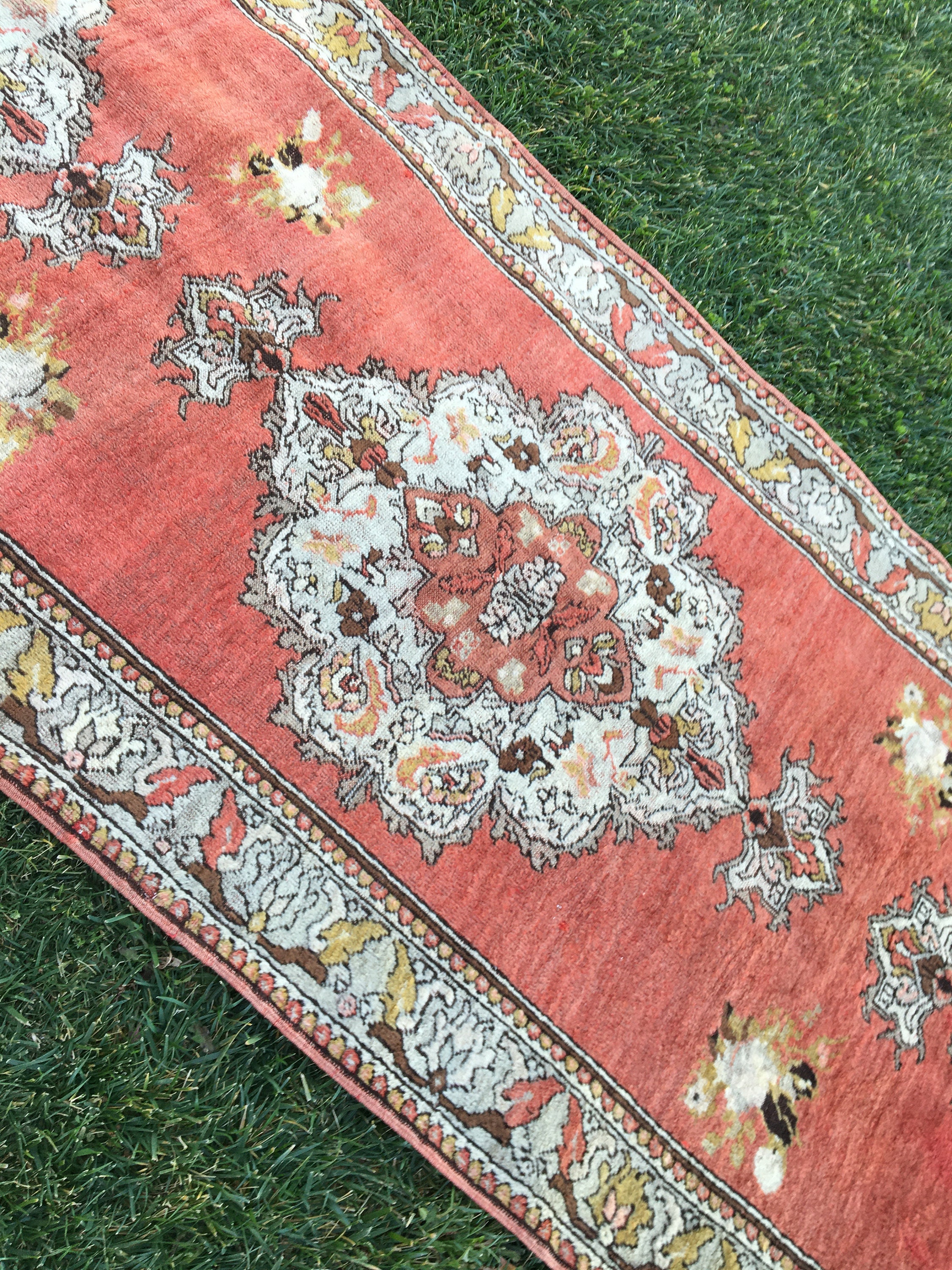 オリエンタル ランナー ラグ、ヴィンテージ ランナー ラグ、ウシャック