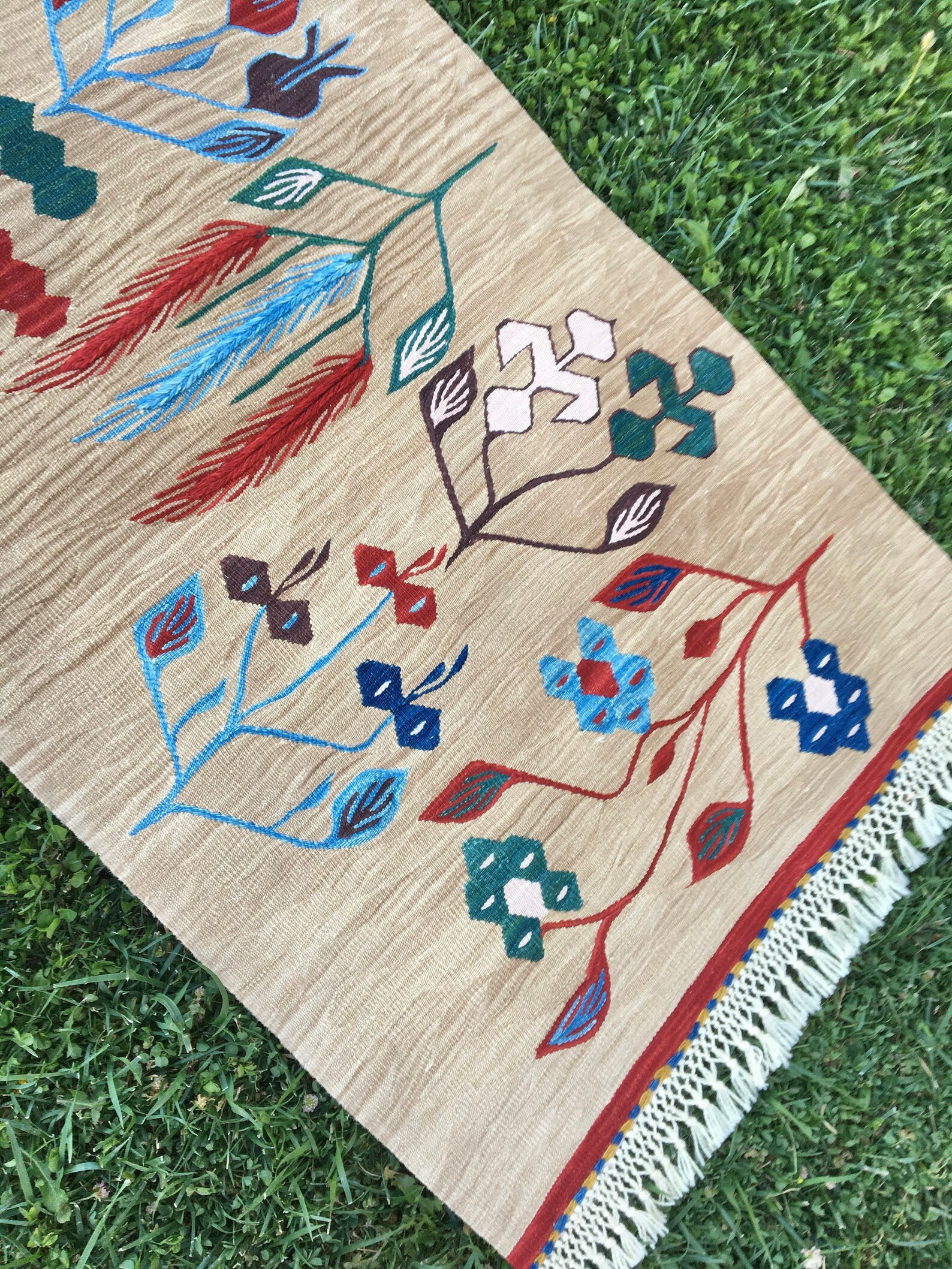 Coutry Style Bohemian Vintage Runner Rug Runner Kitchen - Etsy