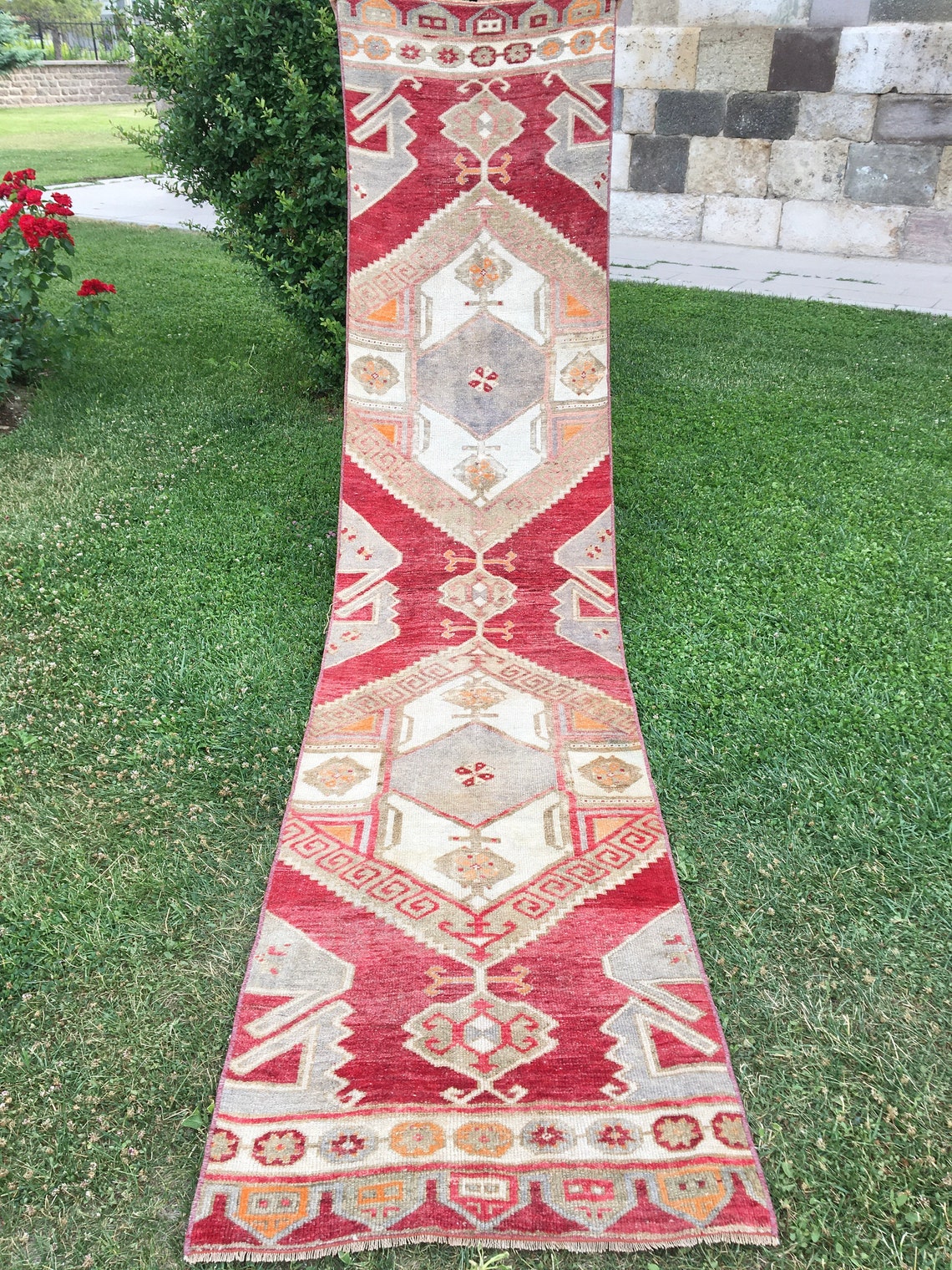 25x113 Village Rug Runner Entry Rug Antique Western Runner Etsy