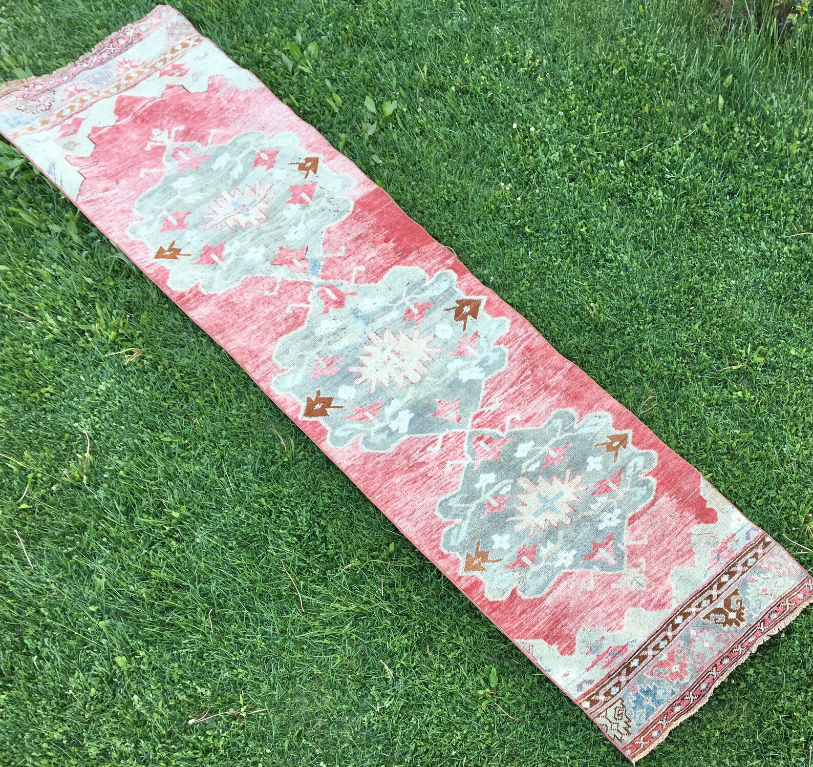 Runner Rug Vintage Rug Runner Antique Caucasian Rug Runner Etsy