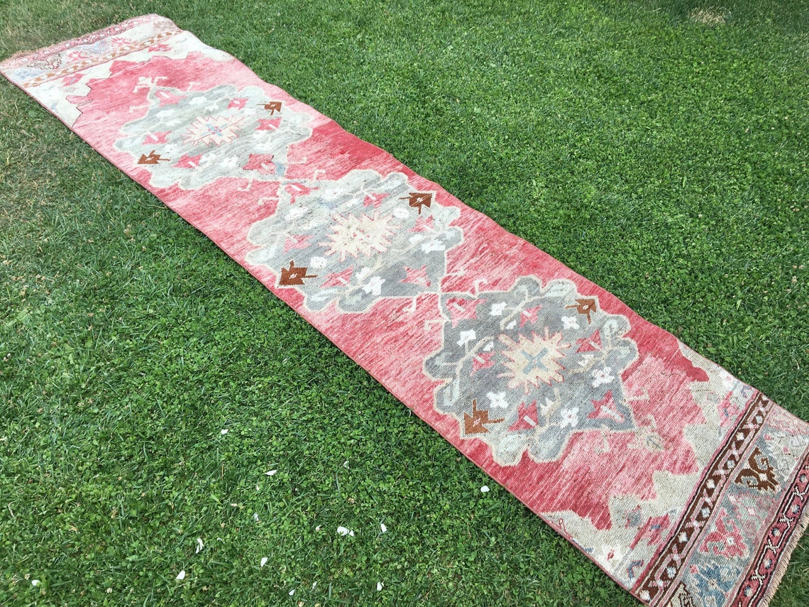 Runner Rug Vintage Rug Runner Antique Caucasian Rug Runner Etsy