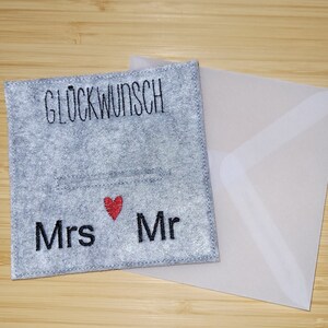Geldgeschenk, Wunscherfüller, Geschenkverpackung, Mitbringsel *Hochzeit*