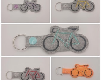 Llavero, bicicleta, bici *bordado*