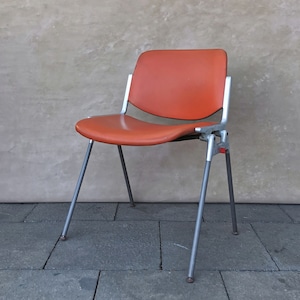 Vintage JEC CASTELLI dining chair DSC 106 by Giancarlo Piretti, 1970s