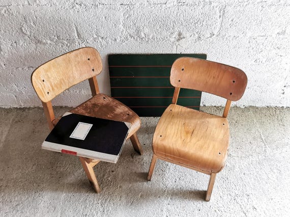 Vintage Design-Schulsthle von EIBE fr Kinder, 2er Set, Deutschland,  1960er Jahre - Etsy.de