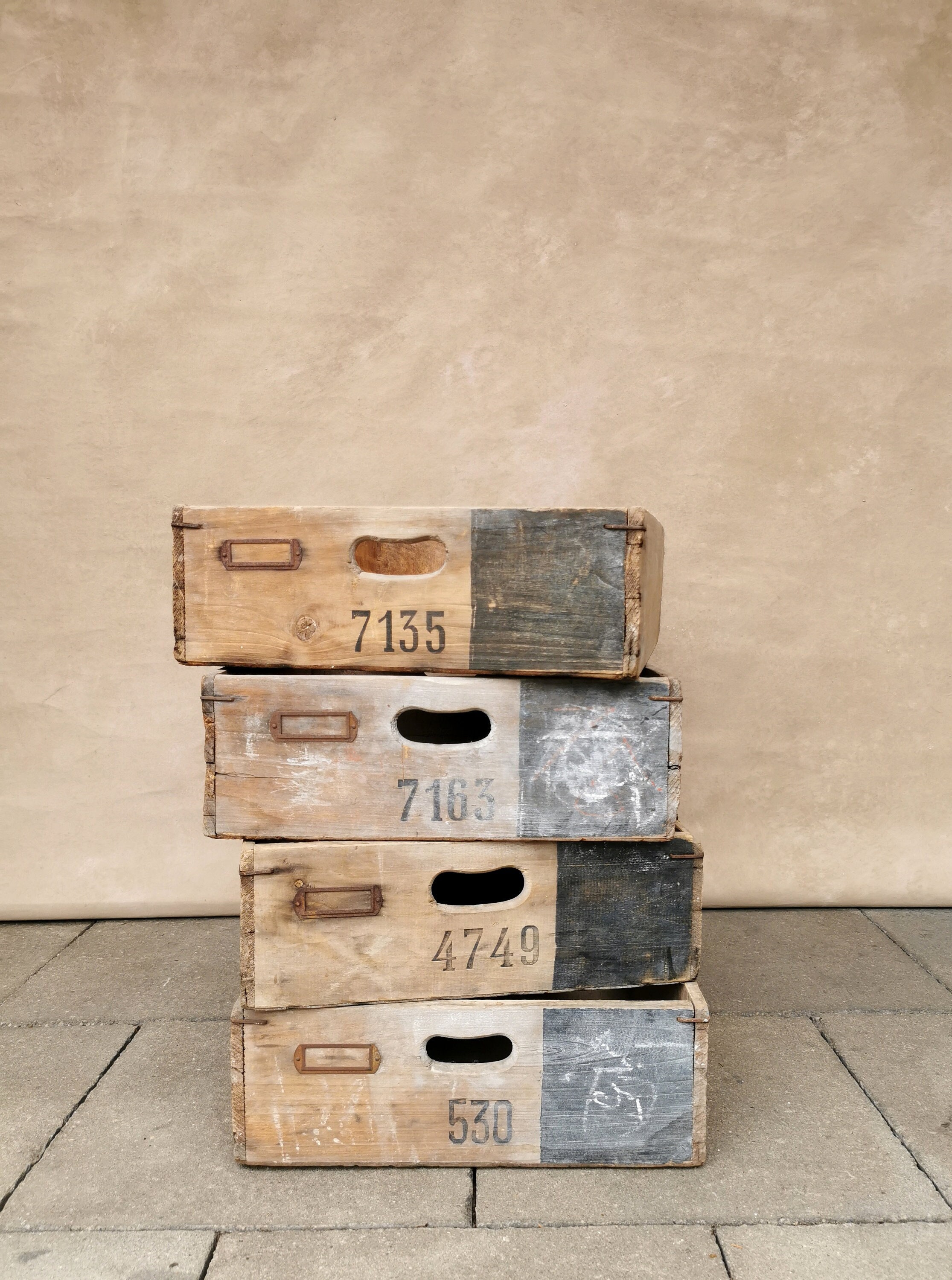 Set of 4 Unique Vintage Boxes, 1950s - Etsy