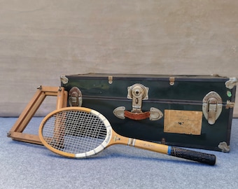 Vintage tennis racket by PINGUIN, 1950s
