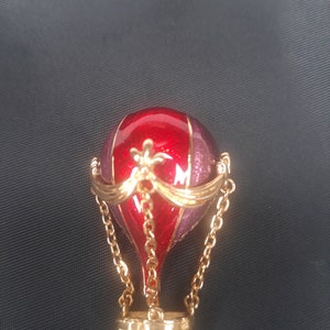 Joan Rivers signed Hot air balloon brooch