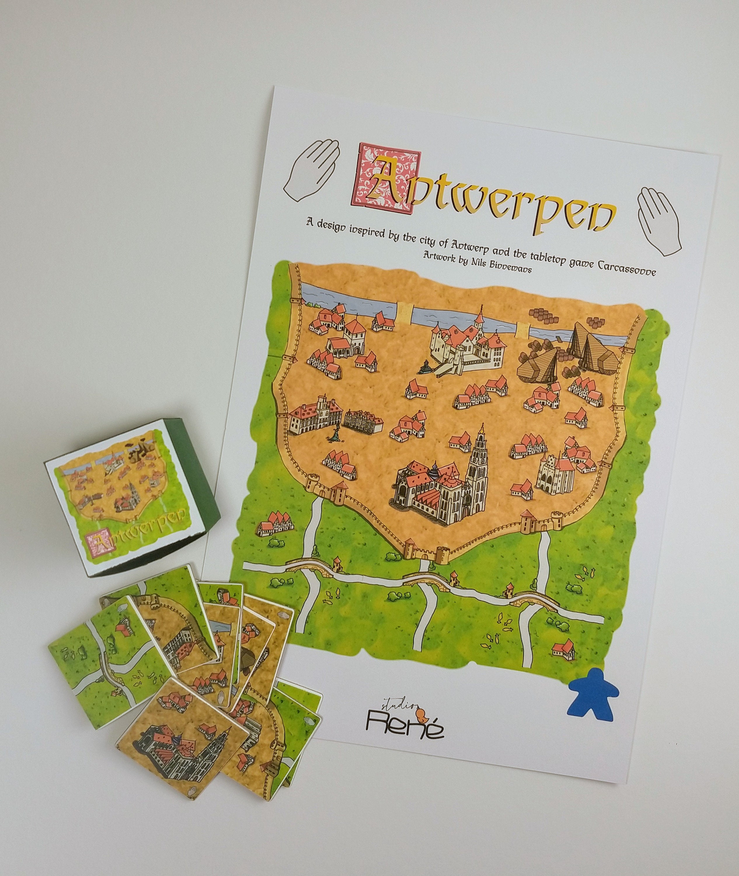 Carcassonne Fan Expansion Unofficial Expansion Antwerpen Etsy Carcassonne Fan Expansion Unofficial Expansion Antwerpen Etsy