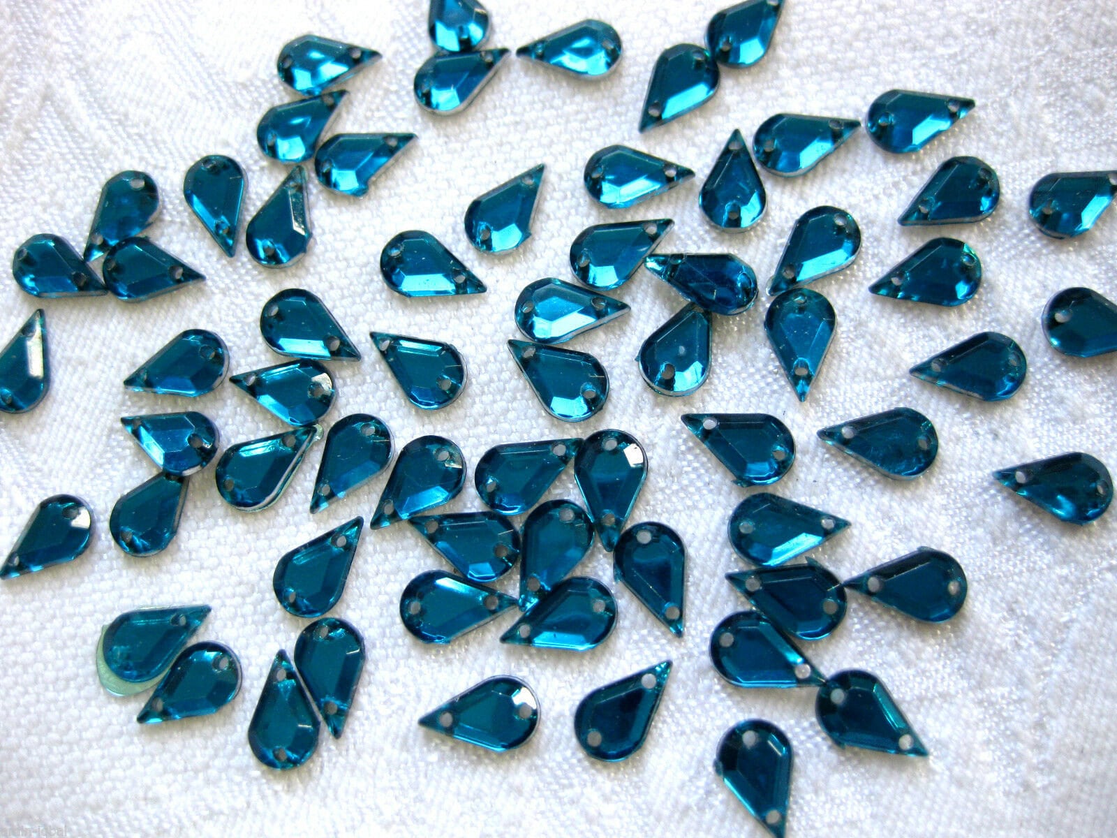 100 Pietre Rotonde Di Strass Glitter Acrilici, 12 Mm, Da Cucire - Foto 13