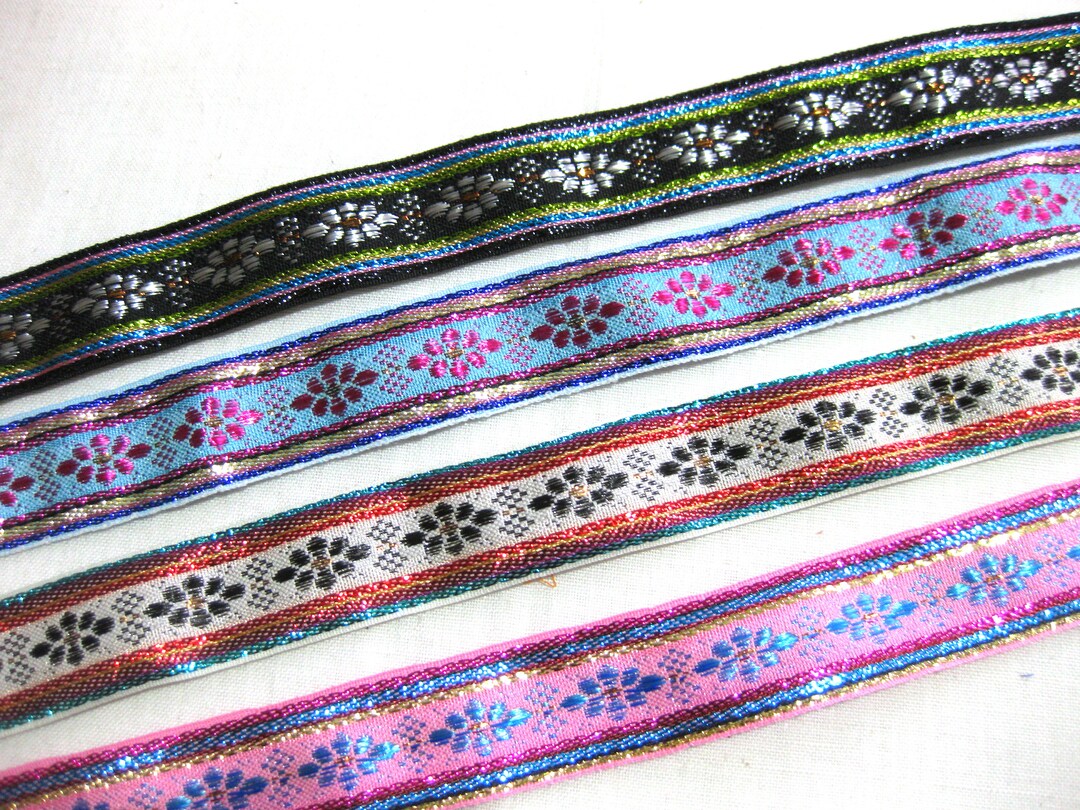 Oriental Border Ribbon Various Colors Running Meter Approx. 28 Mm Wide ...