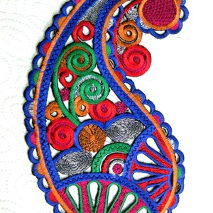 1 large iron-on image, iron-on motif, Oriental, approx. 10 x 19 cm BB29