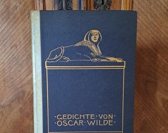 Rar! Antikes Buch "Gedichte von Oscar Wilde", 1907, antiquarisch, Sammlerstück