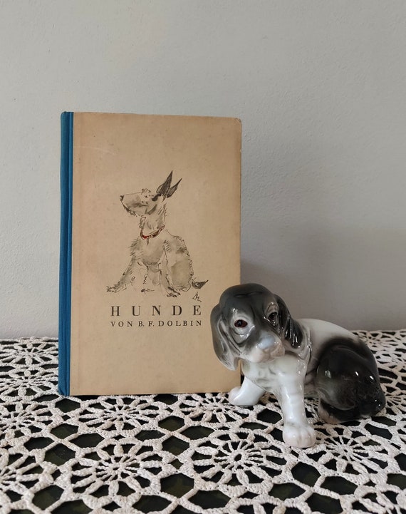 Antikes Buch "Hunde", 1929, illustriert, antiquarisch, Hunde, Hundezeichnungen, Tiergeschichten, Sammlerstück, Geschenk Hundeliebhaber