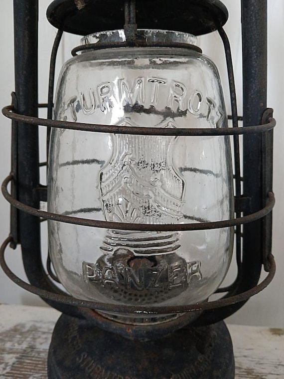STURMTROTZ 'LA CUIRASSÉE' ランタン Antique Kerosene Lamp, Panzer Sturmtrotz La Cuirassée, Kästner and