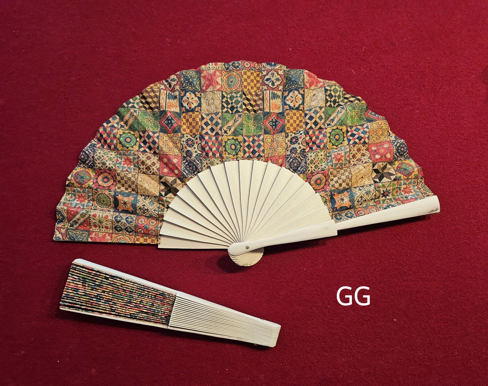 Cork Folding Fan, Decorative Wood Fan, Handmade in Portugal MULTIPLE ...