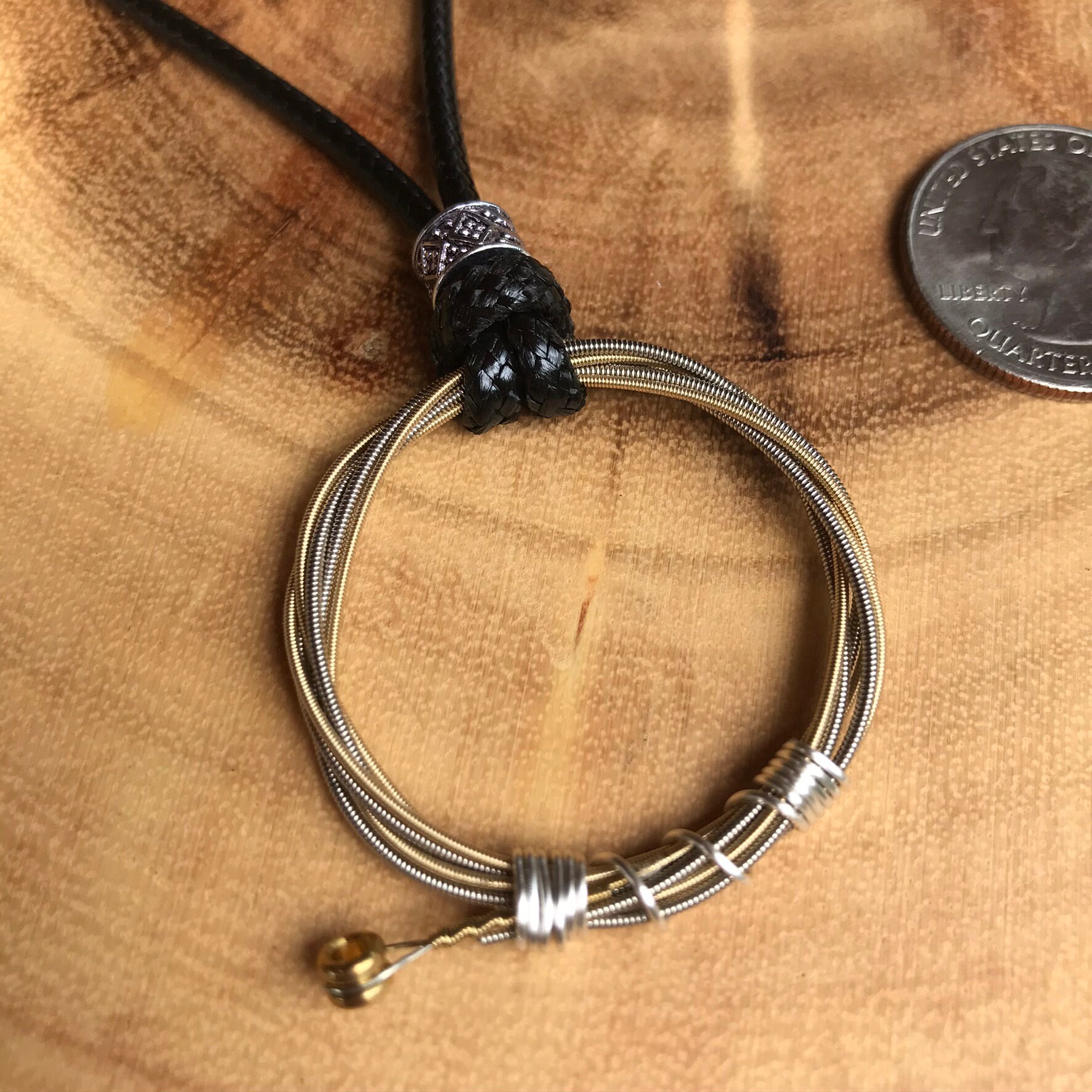 Recycled Guitar String Necklace Etsy