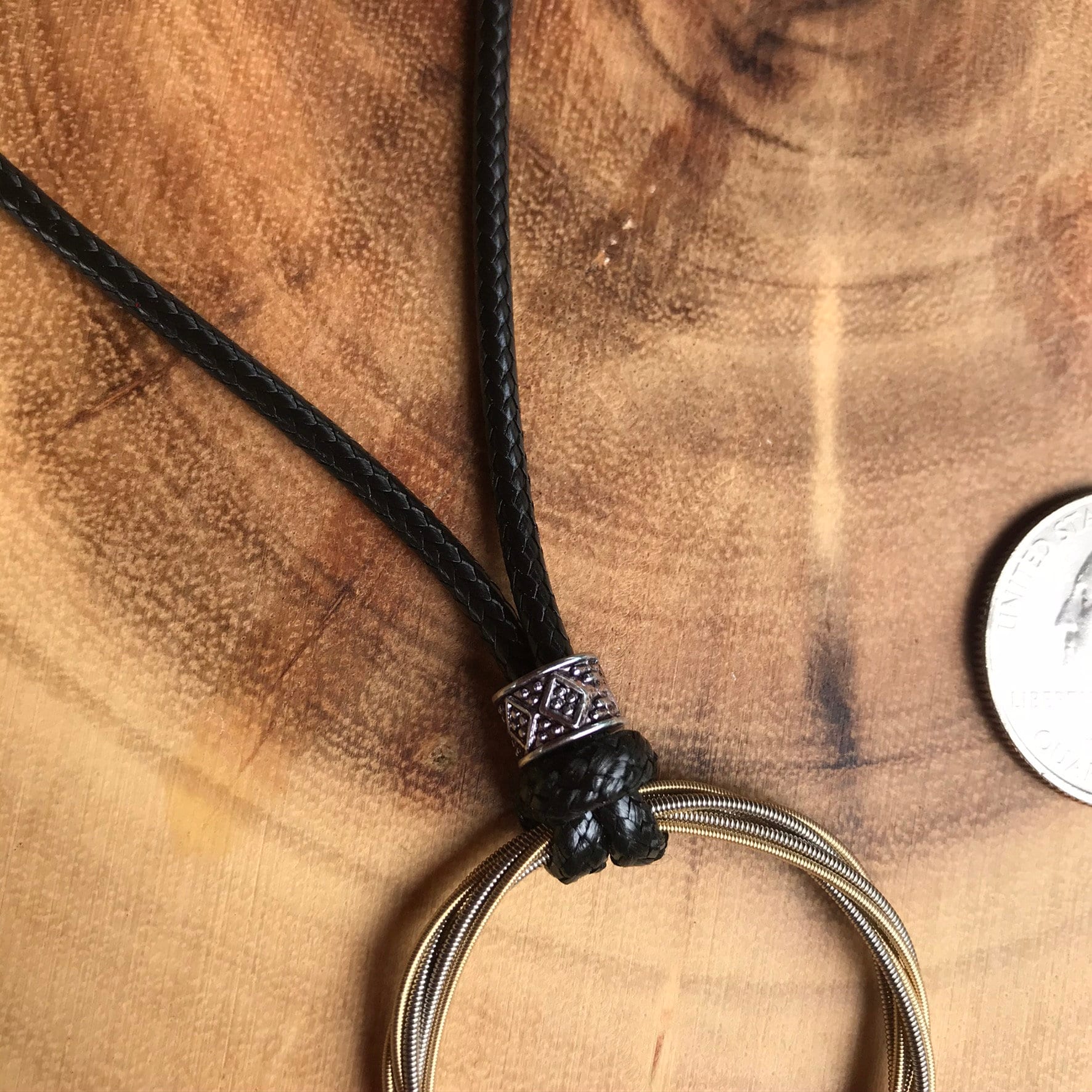 Recycled Guitar String Necklace Etsy